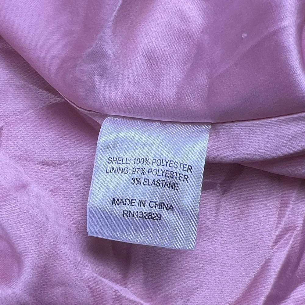 Revolve MAJORELLE Berkshire Mini Dress Chiffon Fully Lined Blush Pink Size Small